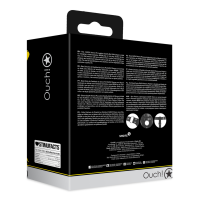 Shots-Ouch Xtreme Chastity Belt with Straps Black