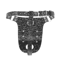 Shots-Ouch Xtreme Chastity Belt with Straps Black