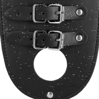 Shots-Ouch Xtreme Chastity Belt with Straps Black