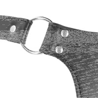 Shots-Ouch Xtreme Chastity Belt with Straps Black