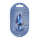 Ouch! Smooth Silicone Anal Plug Large 8,9 cm ø 3,5 cm Blau