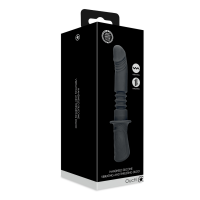 Hand Held Vibrating and Thrusting Sex Machine Black