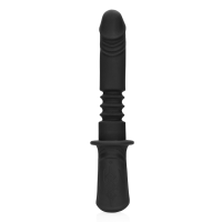 Hand Held Vibrating and Thrusting Sex Machine Black