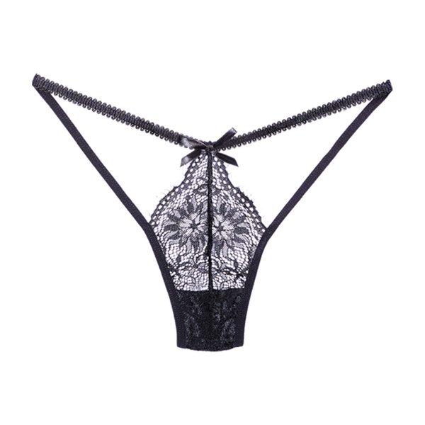 Allure Lace Thong One Size Black