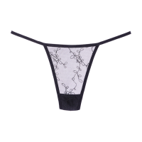Allure Mesh Thong One Size Black