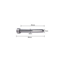 Kiotos Flat Chastity Device with Belt Silver
