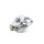 Kiotos Flat Chastity Device with Belt Silver