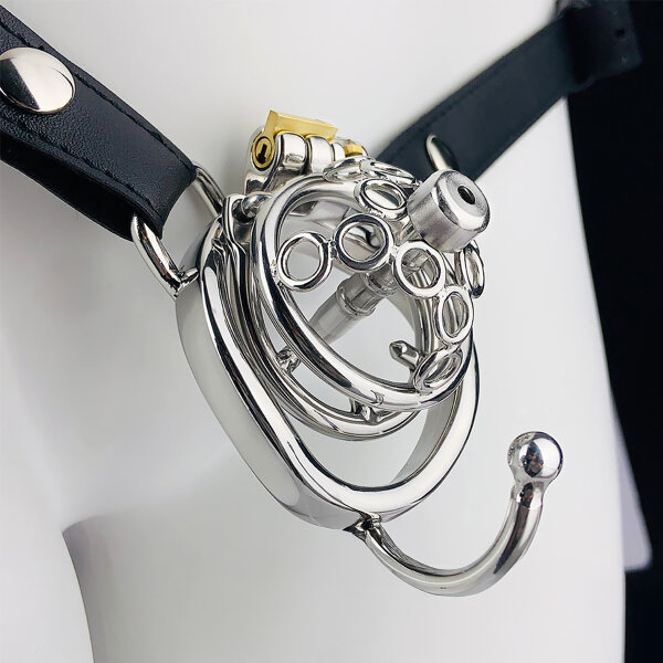 Kiotos Verzierte Keuschheitsvorrichtung mit Gürtel Silber