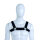 Kiotos Elastic Chest Harness L/XL Black 110–130 cm