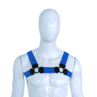 Kiotos Elastic Chest Harness S/M Blue 86–110 cm