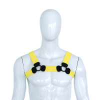 Kiotos Elastic Chest Harness L/XL Yellow 110–130 cm