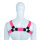 Kiotos Elastic Chest Harness L/XL Pink 110–130 cm