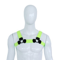 Kiotos Elastic Chest Harness S/M Green 86–110 cm