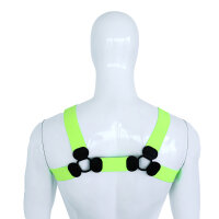 Kiotos Elastic Chest Harness S/M Green 86–110 cm