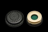 XR Brands Inhaler Gas Mask with Bottle Black & White