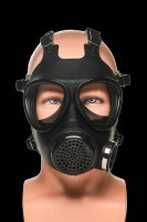 XR Brands Inhaler Gas Mask with Bottle Black & White