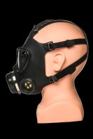 XR Brands Inhaler Gas Mask with Bottle Black & White