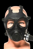 XR Brands Inhaler Gas Mask with Bottle Black & White