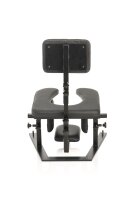 XR Brands Pleasure Throne Oral Sex Stuhl Schwarz