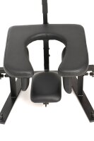 XR Brands Pleasure Throne Oral Sex Stuhl Schwarz