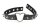 XR Brands Herz-Choker mit Nieten Schwarz