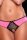 Rene Rofe Lingerie Crotchless Frills Panty Pink S/M - M/L