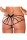 Rene Rofe Lingerie Crotchless Cage Back Boyshort Black S/M - M/L