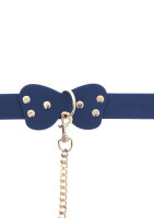 Taboom Silicone Collar and Leash Blue