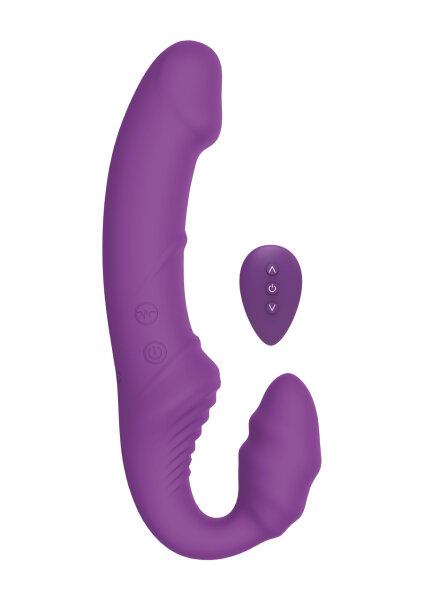 ToyJoy Designer Edition Nymphea Vibrating Strap-On Purple