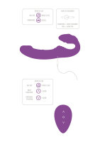 ToyJoy Designer Edition Nymphea Vibrating Strap-On Purple