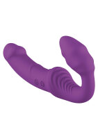 ToyJoy Designer Edition Nymphea Vibrating Strap-On Purple