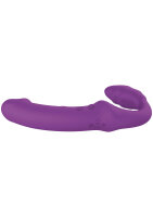 ToyJoy Designer Edition Nymphea Vibrating Strap-On Purple