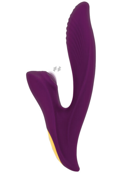 ToyJoy Designer Edition Athena Tapping Sensation Vibe Purple