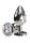 ToyJoy Anal Play Disco Diamond Plug Medium Silver 3,3 cm