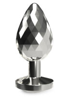 ToyJoy Anal Play Disco Diamond Plug Large Silver 3,85 cm
