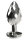 ToyJoy Anal Play Disco Diamond Plug Large Silver 3,85 cm