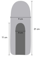 Hidden Desire Fusion X Beaded Tongue Masturbator Black