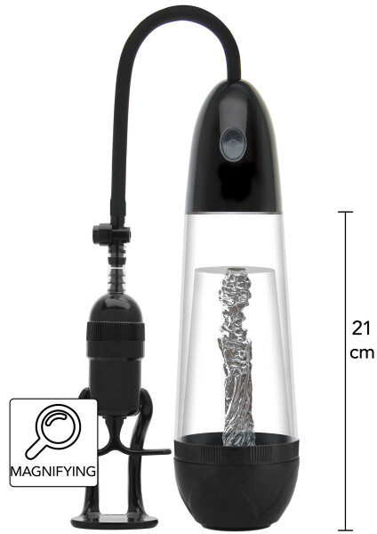 Hidden Desire Fusion X Magnifying Sleeve Penis Pump Black