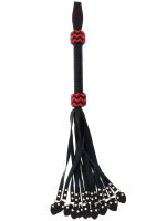 Hidden Desire Real Leather Cat O Nine Whip Studded 62 cm