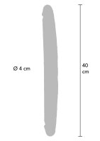 ToyJoy Get Real Silicone Foreskin Double Dong 40 cm Caramel skin tone