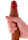 ToyJoy Get Real Silicone Foreskin Double Dong 40 cm Caramel skin tone