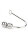 Mr. Steel Anal Hook Double Balls 40+40mm Silver