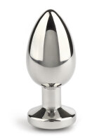 Mr. Steel Jewled Butt Plug Small Black 2,5 cm