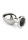 Mr. Steel Jewled Butt Plug Small Black 2,5 cm