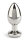 Mr. Steel Jewled Butt Plug Small Black 2,5 cm