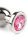 Mr. Steel Jewled Butt Plug Small Pink 2,5 cm