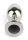 Mr. Steel Jewled Butt Plug Medium Black 3 cm
