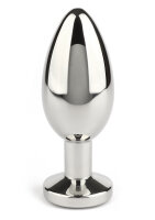 Mr. Steel Jewled Butt Plug Large Black 3,8 cm