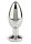 Mr. Steel Jewled Butt Plug Large Black 3,8 cm