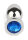 Mr. Steel Jewled Butt Plug Large Blue 3,8 cm